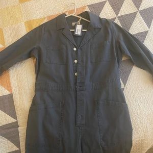 NWT Grey Universal Thread Coverall Jumpsuit Size 14